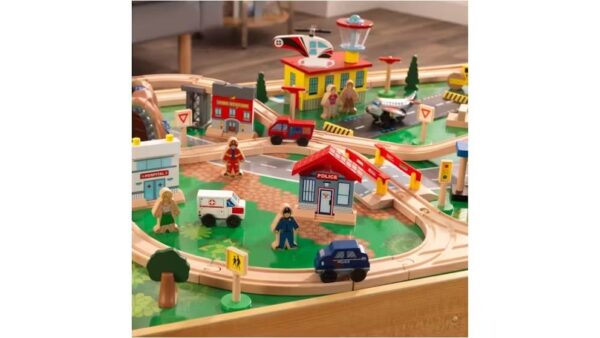 Adventure Town Railways set and table - Image 6