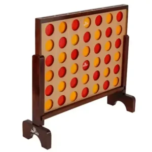 Mega Four in a Row Hardwood game set