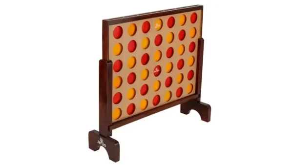 Mega Four in a Row Hardwood game set