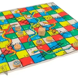 2 In 1 Giant Snakes Dots and Ladders game