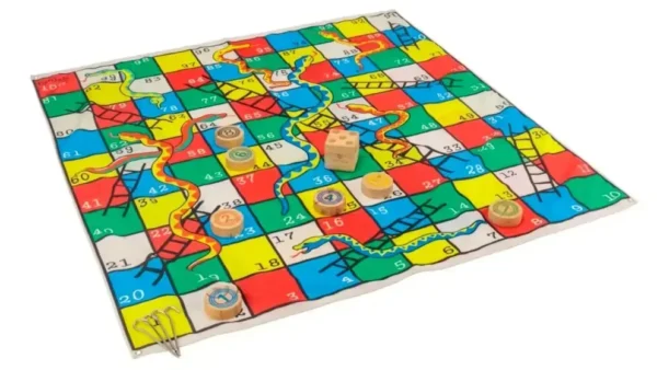 2 In 1 Giant Snakes Dots and Ladders game